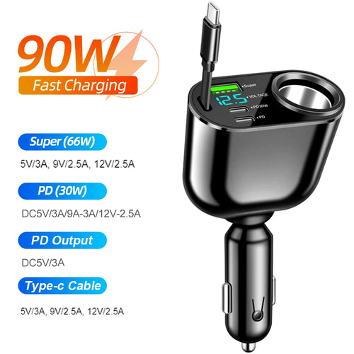 Rectable Super Fast Car Charge